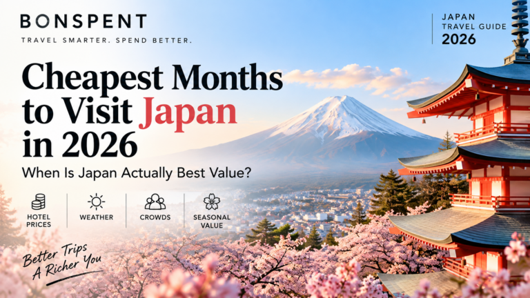 Cheapest months to visit Japan in 2026 travel value analysis